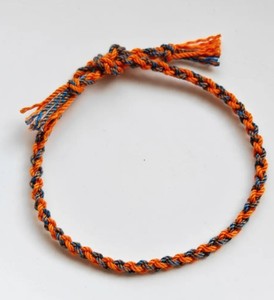 SNH AB 37 Pulsera de Cuerda Trenzada Ajustable Hecha a Mano para Niños, Estilo Lindo, Material de Cuero y Algodón - Product Image 1