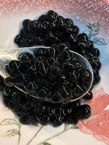 Perlas de Tapioca Negra de Grado Alimenticio al por Mayor, Bolsa de 1 kg, Perlas de Boba Masticables, Boba de Azúcar Moreno para Ingredientes de Tiendas de Té de Burbujas - Product Image 5