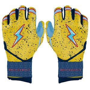 Guantes de Bateo de Béisbol para Adultos, Nuevo Diseño, Logotipo Personalizado, Cierre de Velcro Unisex, Ligeros, 100% Cuero, Gran Venta - Product Image 1