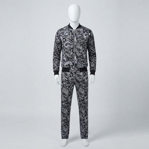Wholesale RS <b>Men</b> Velvet <b>Tracksuit</b> 100% Cotton Long Sleeves 2 1 Design HIGH STREET Style Autumn Fashionable <b>Best</b> Selling for - Product Image 1
