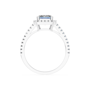Anillo de Plata 925 con Diamante de Laboratorio para Mujer, Certificado IGI, RJC, ODM, OEM, Fabricante de Joyería Fina Ética, Venta al Por Mayor E200979 - Product Image 3