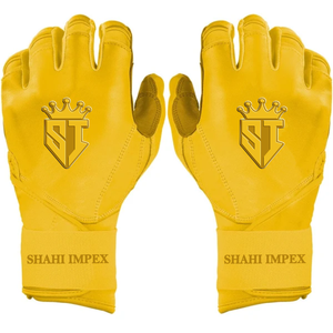 Gants de frappeur en cuir SHAI IMPEX avec fermeture auto-agrippante, sans doigts, durables, logo personnalisé - Product Image 1