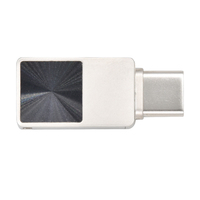 Flashdisk Mini Metal USB Custom MC06, Kapasitas 16/32/64/128GB, Antarmuka USB 3.0 Tipe-C 3.1, dengan Logo Custom