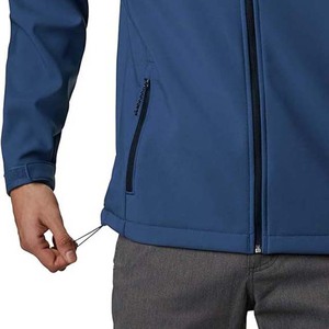 Nueva Chaqueta Softshell de Diseño Personalizado para Invierno, Ropa de Trabajo para Hombre, Chaquetas Softshell con Cierre y Forro Polar, Resistentes al Viento y al Agua - Product Image 4