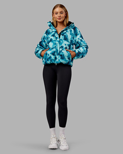 Chaqueta de invierno acolchada estampada premium para mujer, ropa informal personalizada para mujer, con cierre de cremallera a prueba de viento y bolsillos laterales, abrigo para mujer - Product Image 6
