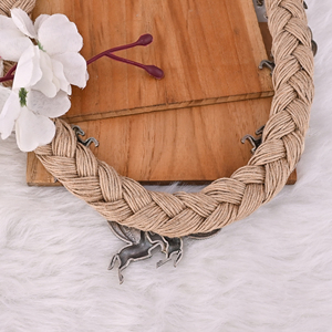 Boho Braided Jute Rope Pegasus <b>Statement</b> <b>Necklace</b> - Product Image 5