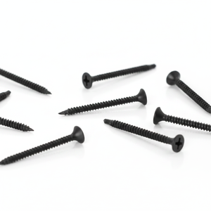 Tornillos de Acero al Carbono Negro Clase 8.8 PDC, Rosca Gruesa, Cabeza Pan, Acabado Fosfatado para Fijación de Paneles de Yeso, Modelo 9 (Pulgadas/Métrico) - Product Image 4