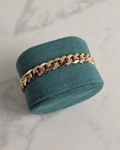 สร้อยข้อมือชุบทองคำขาว S925 ประดับมุกน้ำจืดและคริสตัล ดีไซน์ลายเรขาคณิต หรูหรา เหมาะสำหรับทุกเพศ ใส่ได้ทุกวัน - Product Image 1