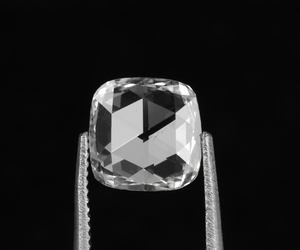 เพชร OM GEMS รับรองโดย IGI รูปทรงโรสคัท คุณภาพ VVS-VS สี E,F เพชรปลูกในห้องปฏิบัติการ 100% ไม่มีสี สำหรับทำเครื่องประดับ - Product Image 3