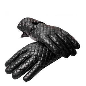 Guantes de cuero genuino de moda, diseño duradero, cálidos y flexibles, para uso informal de negocios, viajes y temporada fría - Product Image 3