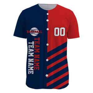 Camiseta de Béisbol Sublimada, Poliéster Transpirable de Secado Rápido, para Entrenamiento de Béisbol y Softbol - Product Image 3