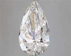 เพชรเพาะเลี้ยงทรงลูกแพร์ 5.07 กะรัต สี G ความสะอาด SI2 เพชรแบบสั่งทำพิเศษ - Product Image 3