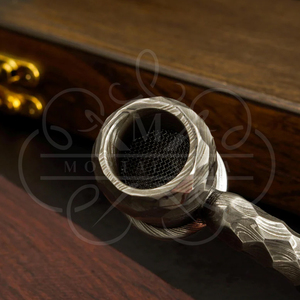 MORTAL SAGA Pipe à fumer carrée moderne en acier inoxydable 1L, faite à la main, étanche, avec bol en métal et poignée décorative, pour le camping et toutes les occasions - Product Image 6