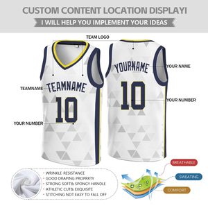 Custom Sublimation Printed Summer Basketball Jerseys Lightweight Breathable 100% Polyester Sleeveless Anti-Bacterial - Product Image 3