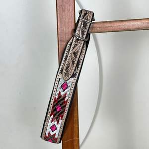 Collar de entrenamiento para perros con hebilla de Metal de cuero de alta calidad y resistente, Collar de cuero de vaca con cuentas de lujo para mascotas y perros - Product Image 5