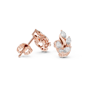 Pendientes de moissanita de Plata de Ley 925 para mujer, diseño de cuatro garras sin oreja, cura magnética, fiestas de aniversario geométricas - Product Image 2