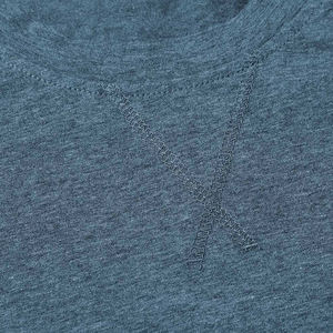 T-shirt vierge uni en gros, col rond personnalisé en polyester et coton, tissu ultra doux pour homme - Product Image 3