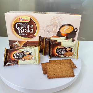 Libra Coffee Braka Biscuits 360g Boxed Crispy Coffee Flavor Cracker Halal Snack Sampling Service - Product Image 2