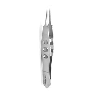 Instrumento Microquirúrgico con Certificación CE, Pinzas para Atar Suturas Oftálmicas Delicadas para Cirugía Ocular, Manual, 12 cm, Acero Inoxidable Médico - Product Image 2
