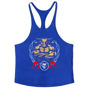 Débardeur Homme OEM Personnalisé Imprimé Sans Manches Coton Été Décontracté Sous-vêtement Fournisseur en Gros - Product Image 4