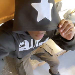 Sweats à capuche unisexes zippés de haute qualité, basiques en coton mélangé, avec impression en relief, style streetwear respirant pour hommes - Product Image 4