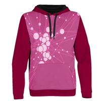 Sweat à capuche surdimensionné personnalisé avec impression DTF brodée |   Sweat-shirt unisexe ample en polyester 100% pour le streetwear |   Vente en gros