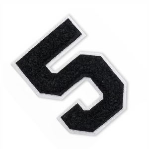 Heat Press Chenille Patch Durable Varsity Letter Chenille Patch Customizable Chenille Patch Durable - Product Image 1