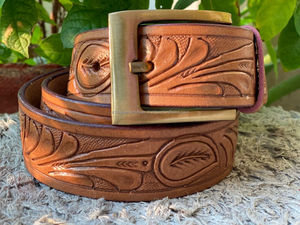 Manufacturers Selling Mans Genuine <b>Leather</b> <b>Belt</b> Business Cowhide Luxury Adjustable Hand Tooled <b>Leather</b> <b>Belt</b> for Men - Product Image 2
