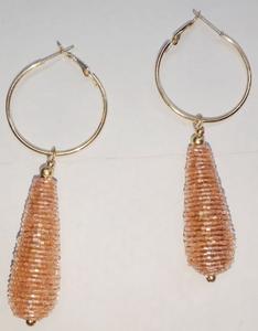 Pendientes de Moda de Primera Calidad, Pendientes de Cuentas de Semillas, Pendientes de Botón Hechos a Mano para Mujeres y Niñas, Nuevos Diseños - Product Image 4