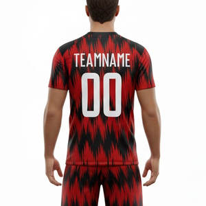 Maillot de football élégant, couleurs personnalisables, tissu léger et à séchage rapide, idéal pour l'entraînement, la compétition et les acheteurs en gros. - Product Image 4