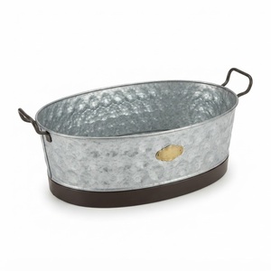 Seau à Boissons Galvanisé à Prix de Gros, Grand Bac à Glace Métallique pour Fêtes en Extérieur, Refroidisseur de Boissons et Événements Hôteliers/Bar - Product Image 5