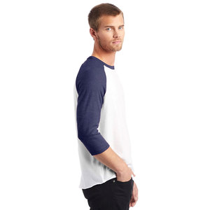 Camiseta Casual de Manga Larga para Hombre, Cuello Redondo, Color Blanco Marino, Corte Holgado, 100% Algodón, Diseño Liso, Antiarrugas, 320g - Product Image 2