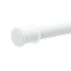 Barra di tenda da doccia bianca a tensione regolabile 27 '-40 "per piccole docce o in stallo pali per tende e accessori - Product Image 6