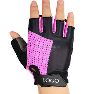 High Quality Hot Selling Heavy-Duty Fingerless Protective Gear Sports Safety Hand Protection Cycling Leather Gloves For Men - Product Image 4