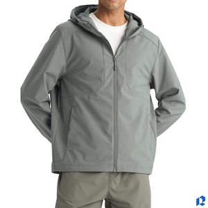 Conjunto de Chaqueta Ligera con Capucha y Pantalones Cortos para Hombre, con Protección Anti-UV, Tela de Spandex/Nylon, Ropa Deportiva de Invierno, Diseño 2 en 1 - Product Image 5