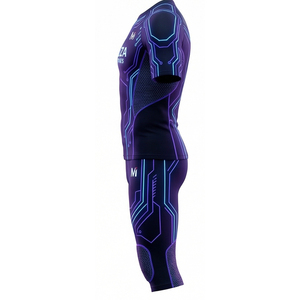 Professional American Football Training Uniform Set Breathable Stretch Printed Short Sleeve Jersey <b>Pants</b> MALUZA Industries - Product Image 3