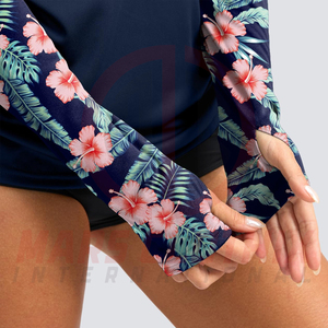 New Arrival High Quality <b>Women</b> Long Sleeve Rash Guards <b>Top</b> Seller Gym And Training Wear Rash Guard For Ladies - Product Image 6