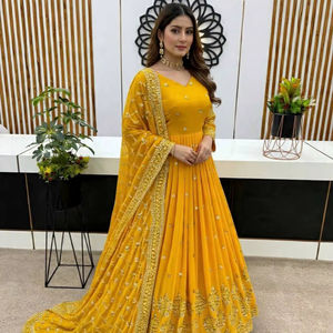 Kurta/Kurti de Boda con Bordado Completo y Lentejuelas para Damas de Honor e Invitadas, Secado Rápido, para Todas las Estaciones - Product Image 1