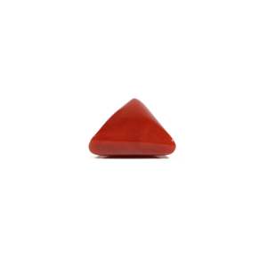 Natural Red Coral Oval Cabochon Loose Gemstone 11.15 Carat for Fine Jewelry - Product Image 3