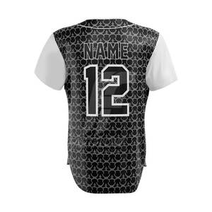 Camiseta de Softbol Personalizada Unisex, Camiseta de Béisbol Sublimada, Uniforme Transpirable para Adultos, Ropa Deportiva para Equipos de Lanzamiento Lento - Product Image 2