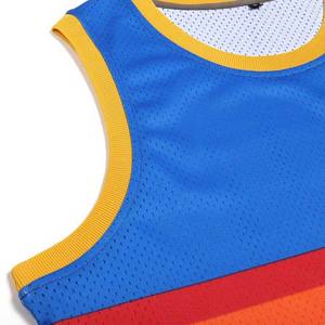 Maillots de basket-ball unisexes légers, imprimés, respirants, 100% polyester, tendance, prix de gros - Product Image 4