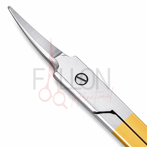 Ciseaux à cuticules professionnels en acier inoxydable avec manche doré, ciseaux à ongles de précision pour manucure - Product Image 3