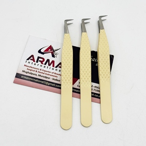 Pince à cils à pointe en fibre de 90 degrés, testée à la main, durable, avec logo personnalisé, pour extensions de cils, pointe fine - Product Image 6