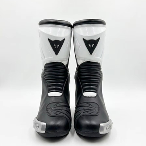 Men's Comfortable Anti-Skid Leather Windproof <b>Waterproof</b> Motorcycles Boots Light Black Ankle Sport Street Adventure Printed High - Product Image 2