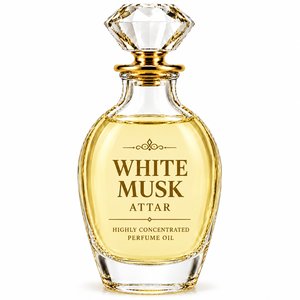 Musc Blanc 100 Grammes – Huile de Parfum Concentrée Originale de Fabrication Indienne – Parfum Unisexe Longue Durée - Product Image 1