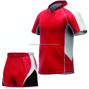 Conjunto de Camiseta de Rugby Personalizada, Uniforme de Equipo Sublimado, Manga Corta, Ropa Deportiva de Secado Rápido - Product Image 2