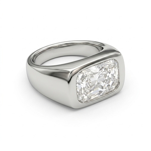Elegante Anillo de Diamantes de Platino con Engaste de Canal, Joyería de Lujo Certificada por IGI para Bodas, Compromisos, Fiestas y Uso Diario - Product Image 2