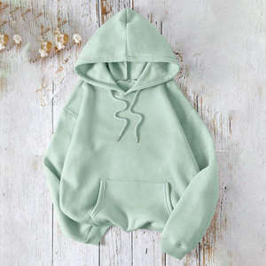 Sudadera con Capucha Personalizada para Hombre, Estilo Hip Hop, Color Sólido, Talla Grande, Corte Regular, 100% Algodón Ecológico, Premium 2026 - Product Image 1