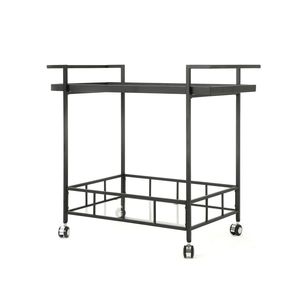 Carrito de Servicio Metálico Multiusos Apto para Cocina, Comedor, Hotel, Restaurante, Cafetería y Servicio de Catering para Eventos - Product Image 1