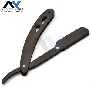 High Quality Vintage <b>Single</b> Blade Folding Stainless Steel Straight Razor for Men Face Body Grooming Professional Barber Shaving - Product Image 3